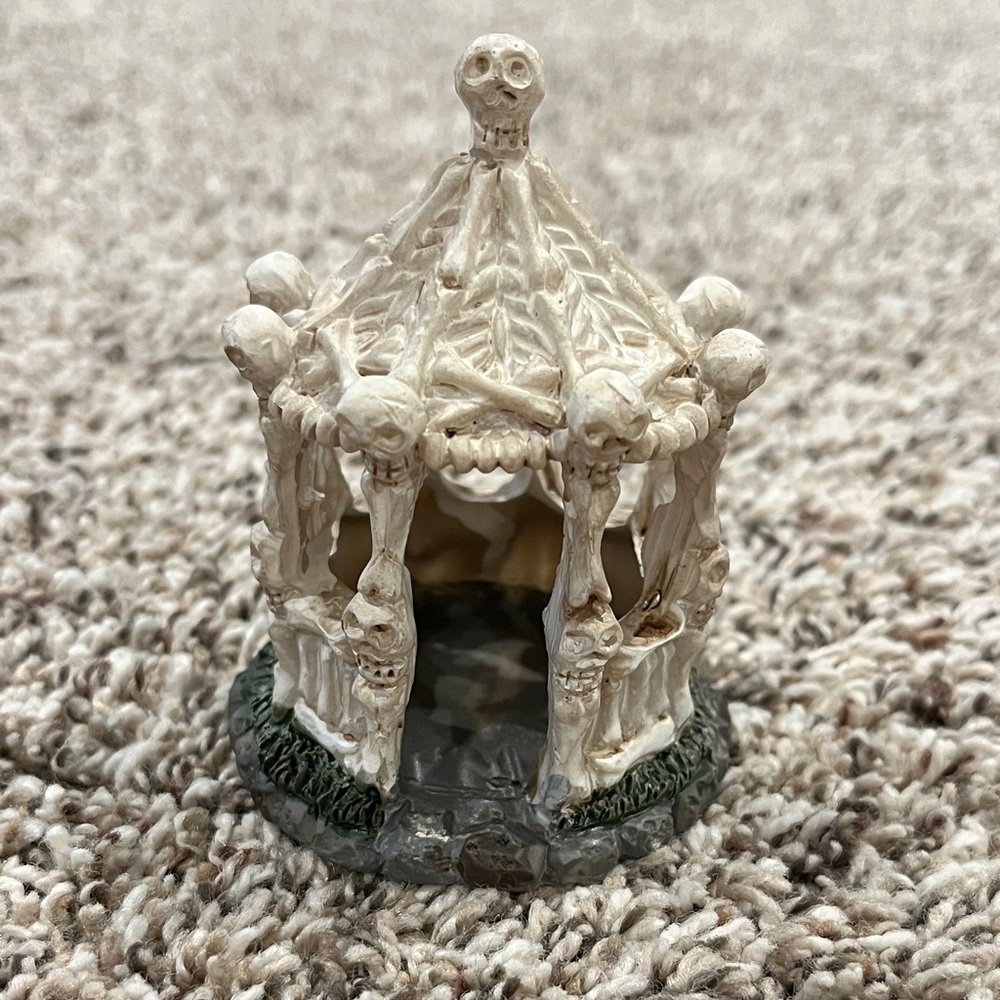 Lemax Skeleton Gazebo Figurine